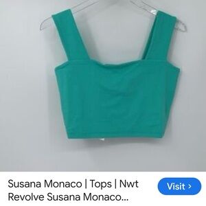 Susana Monaco Square Crop Tank